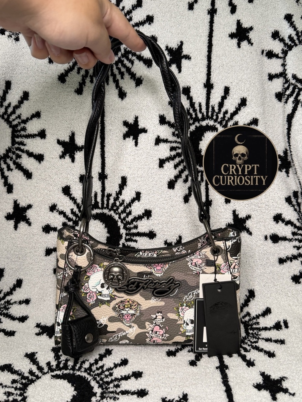 Ed Hardy Camo Mini Shoulder Bag